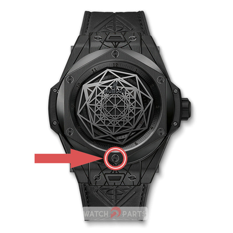 watch bezel H screw for HUB Hublot Big Bang King SANG BLEU watch case - watch2parts