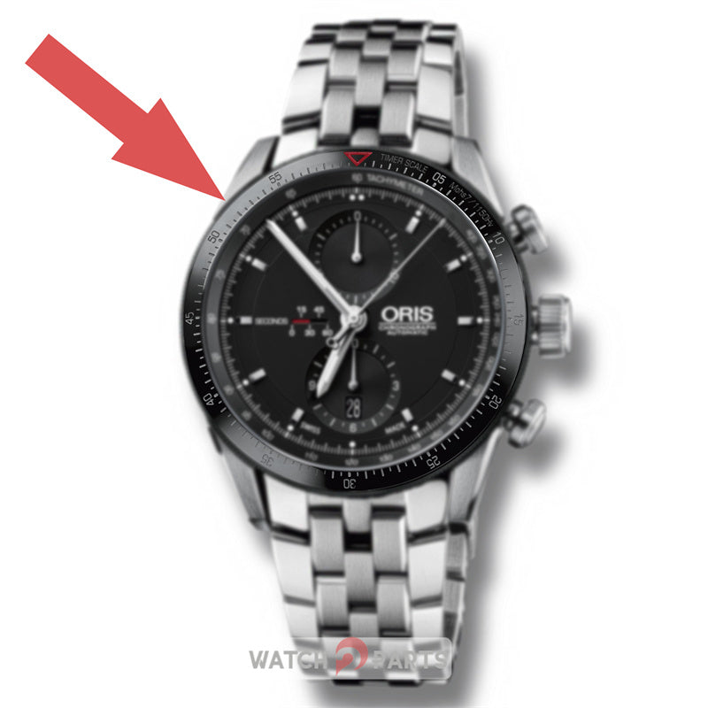 aluminium watch bezel insertsfor ORIS Sports Artix GT 44mm automatic watch parts 674 747 774 778 - watch2parts
