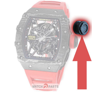 waterproof NTPT carbon crown for Richard Mille RM35-02 automatic watch - watch2parts