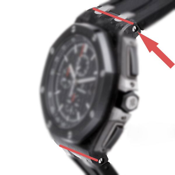 watch case screw tube for Audemars Piguet AP Royal Oak Offshore panda 44mm chronograph watch - watch2parts