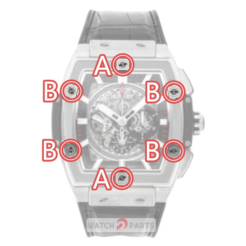 watch bezel screw for HUB Hublot Spirit Of Big Bang 601 automatic watch parts - watch2parts