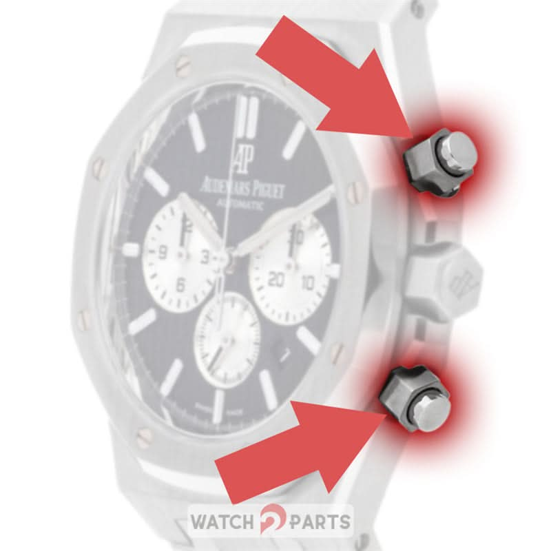 watch push button for AP Audemars Piguet RO Royal Oak 41mm automatic watch pusher - watch2parts