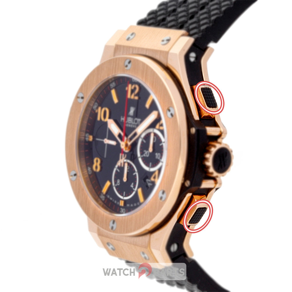 watch pusher rubber pearls patch for HUB Hublot Big Bang 44mm chronograph watch push button - watch2parts