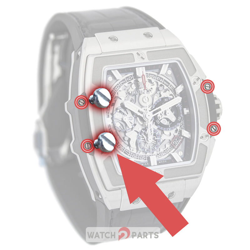 steel mirco watch screw for HUB Hublot Spirit of Big Bang 601 watch case bezel parts - watch2parts