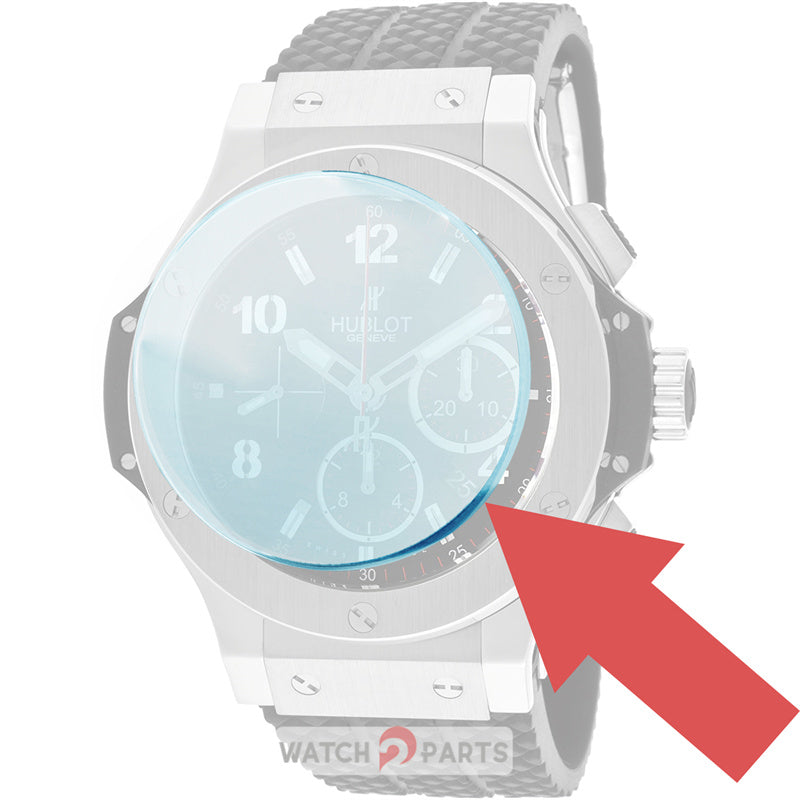 sapphire crystal glass for HUB Hublot Big Bang 44mm chronograph 301 watch - watch2parts
