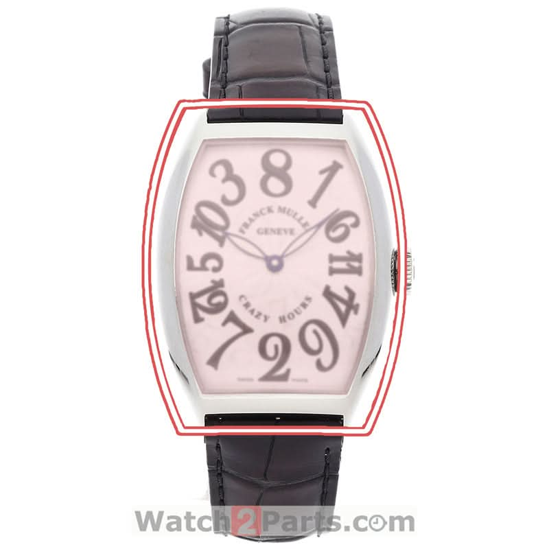 sapphire crystal glass for Franck Muller Crazy Hours FM 5850 automatic watch - watch2parts