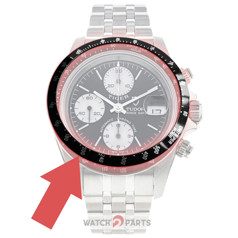 aluminium watch bezel for Tudor Tiger Prince OYSER Date 79260 watch - watch2parts