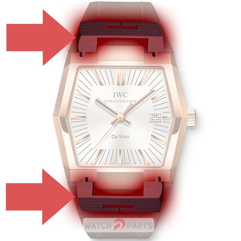 strap metallic inserts inside for IWC Da Vinci Family IW546103 automatic watch - watch2parts