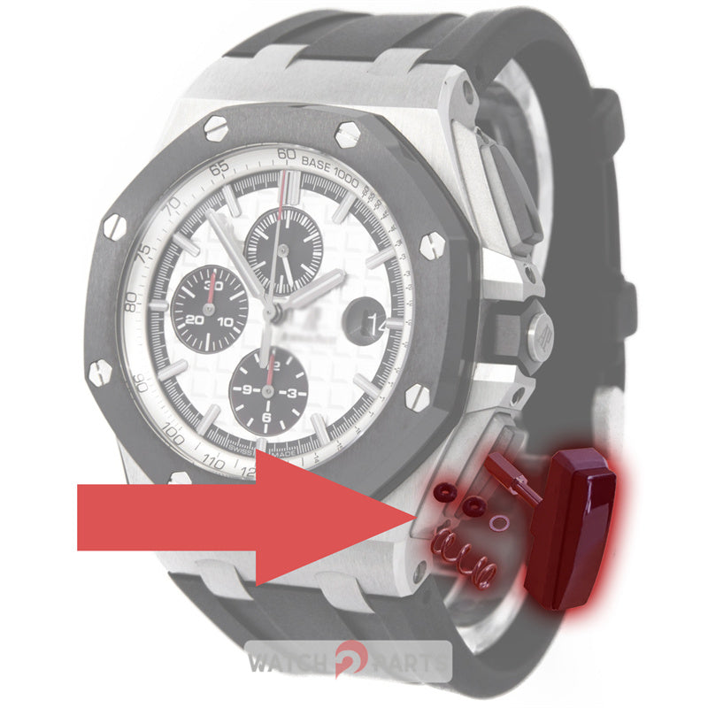 titanium ceramic watch pusher for AP Audemars Piguet ROO Royal Oak Offshore 44mm Big Panda Chronograph watch - watch2parts