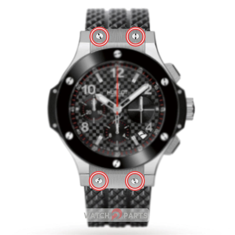 H watch screw for HUB Hublot BIG BANG 41mm black magic watch band/strap - watch2parts