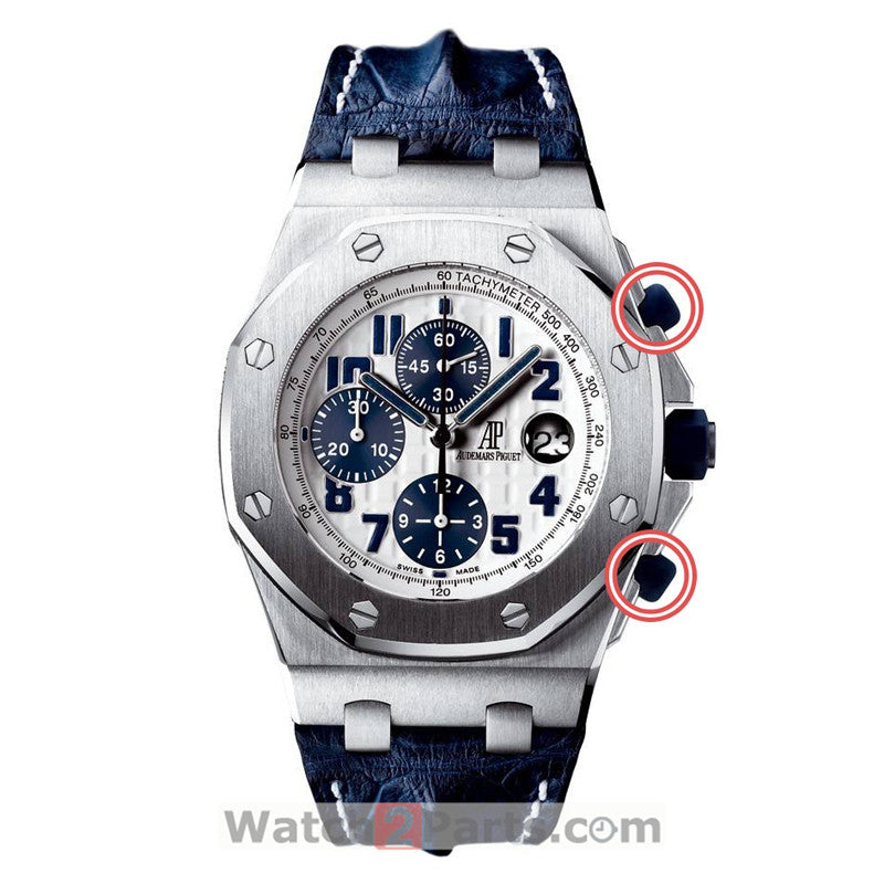 rubber push button cap for Audemars Piguet Royal Oak Offshore 42mm chronography watch pusher - watch2parts