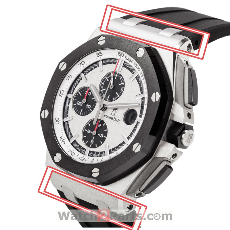 Conversion link kit for Audemars Piguet ROYAL OAK OFFSHORE 44mm Schumacher carbon watch case connect watch band - watch2parts