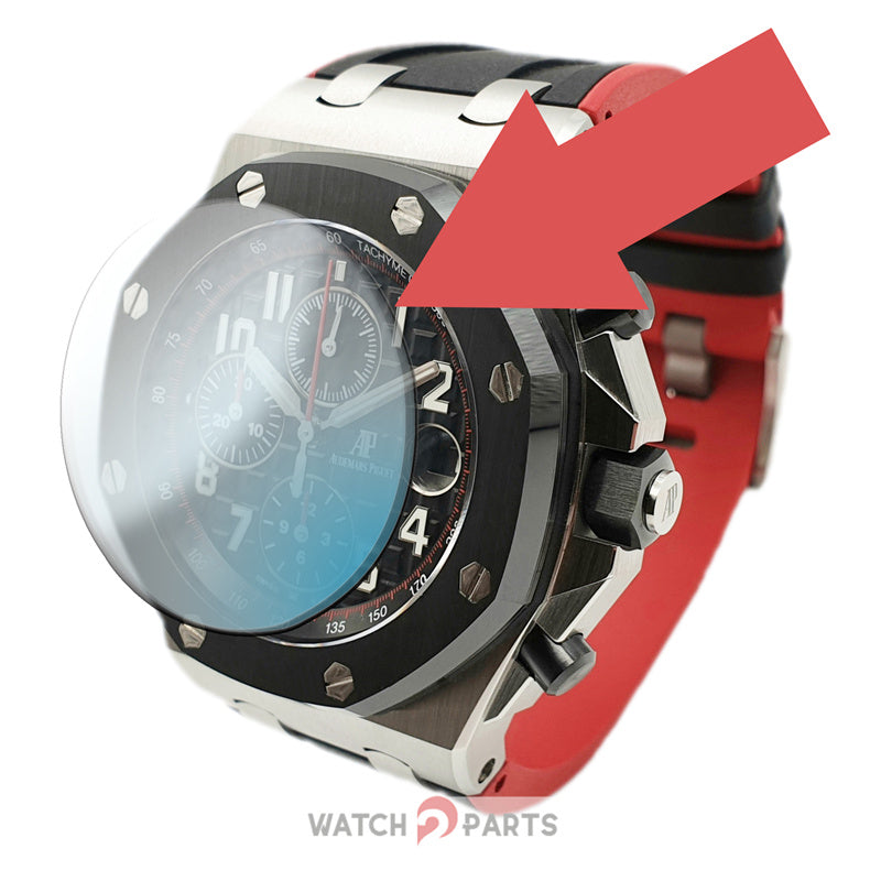 sapphire crystal watch glass for AP Audemars Piguet Royal Oak Offshore 42mm 26470 watch - watch2parts