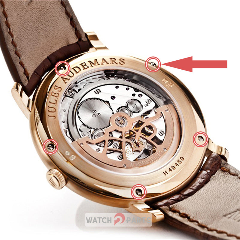 wactn screw for Audemars Piguet AP JULES AUDEMARS 41mm watch case back - watch2parts